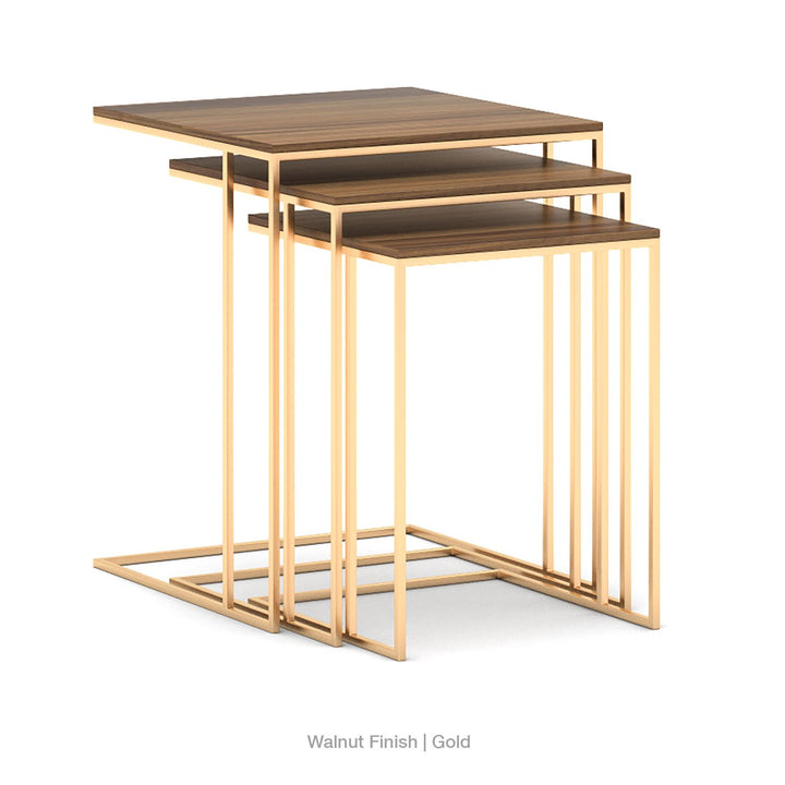 THREE END NESTING TABLE Side Tables Soho Concept