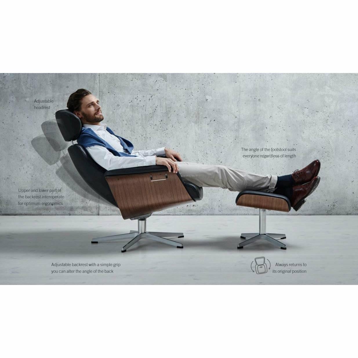 Timeout Recliner + Foot-stool Lounge Chairs Conform