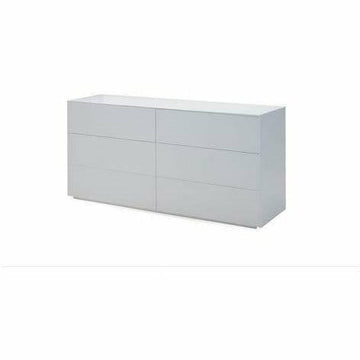 white modern double dresser VEX DOUBLE DRESSER – Modern Studio