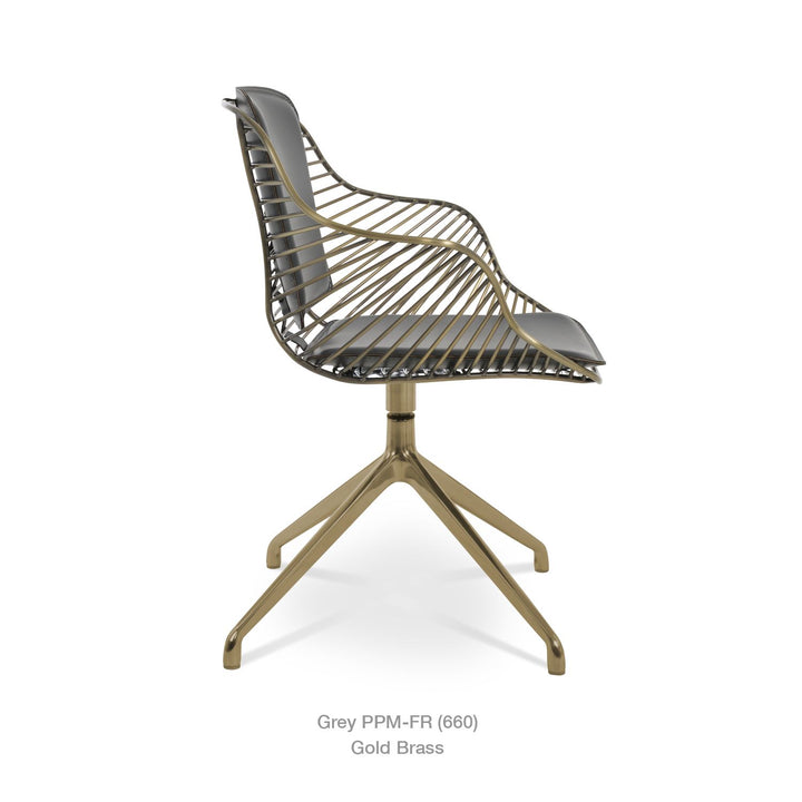 ZEBRA SPIDER SWIVEL ARMCHAIR Dining Chairs Soho Concept