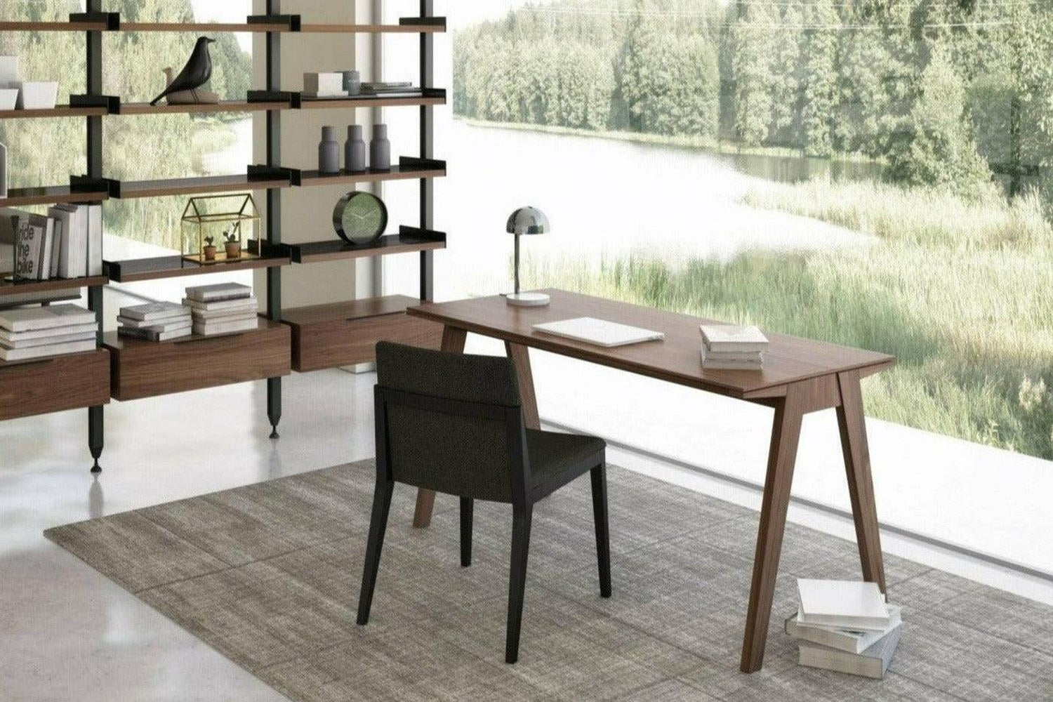 Modern office desk and chair lifestyle at Modern Studio
