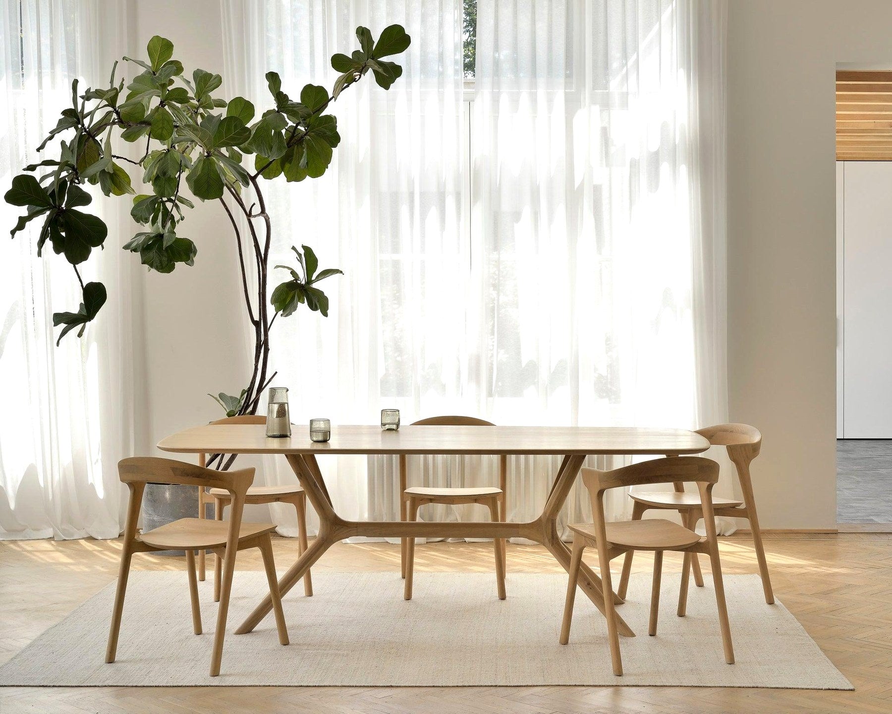 Ethnicraft oak dining room — Shop This Look Ethnicraft at Modern Studio