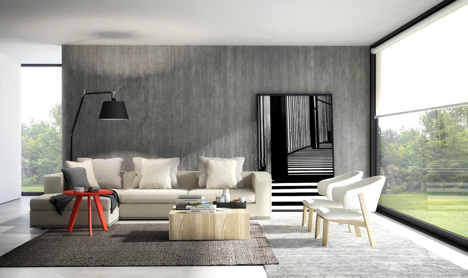 Huppé Chelsea sectional in a bright garden living room